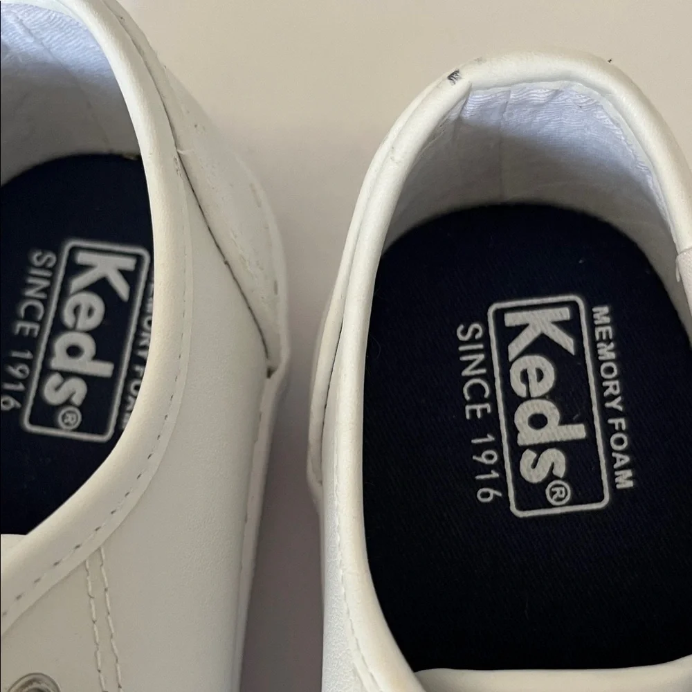 Keds Classic White Sneakers with Memory Foam